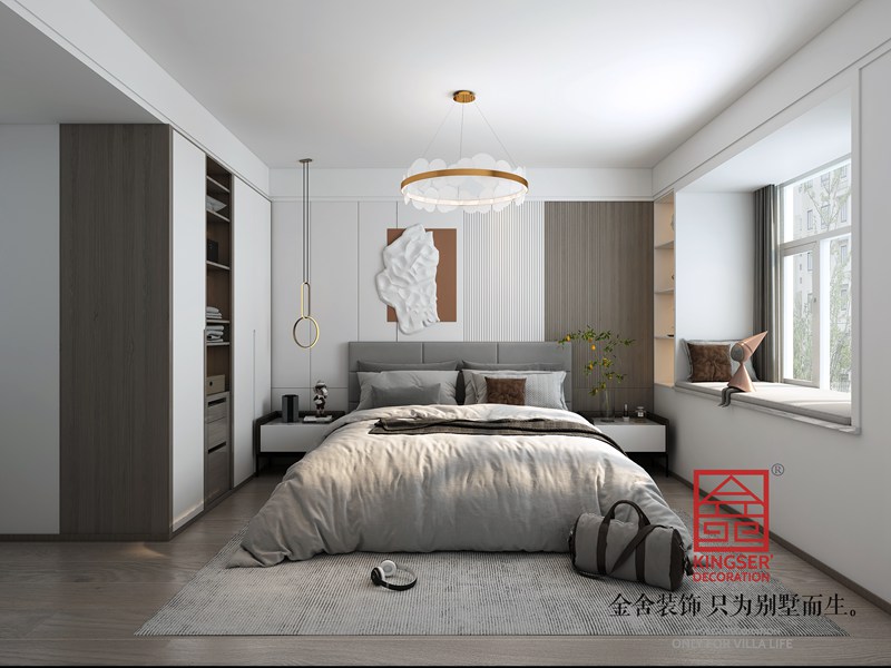 奧北公元150平現(xiàn)代極簡風格裝修設計