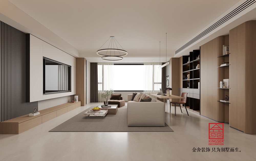 錦江府153平米現代簡約裝修-客廳