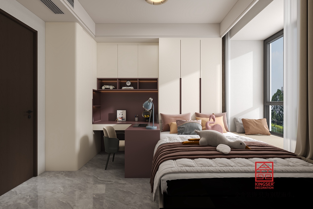 云和賦146平米現代簡約裝修-臥室